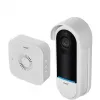 Belaidis durų skambučio garsinis signalas Omajin by Netatmo OVD-01-EU juodos/baltos spalvos