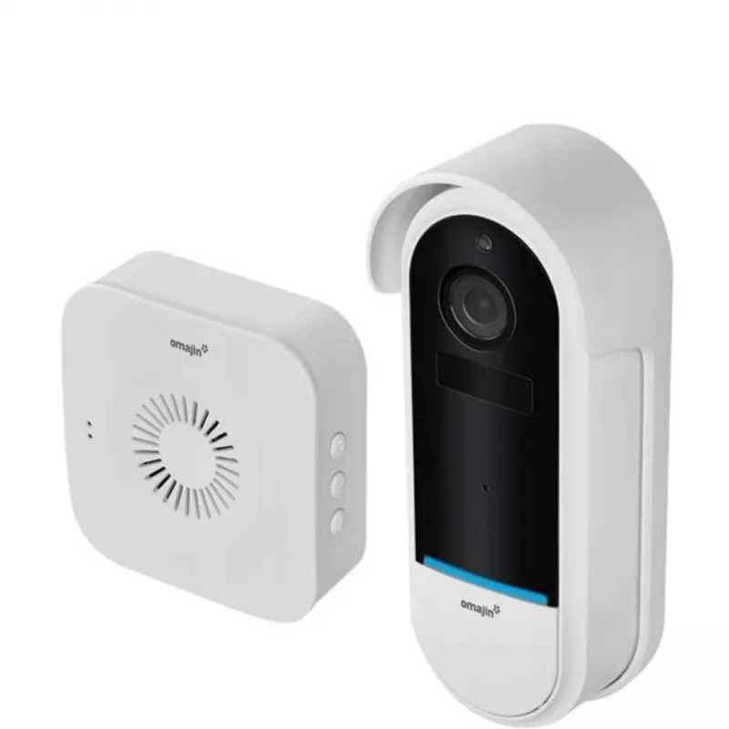 Belaidis durų skambučio garsinis signalas Omajin by Netatmo OVD-01-EU juodos/baltos spalvos