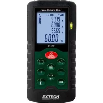 Extech DT60M lazerinis atstumo matuoklis, matavimo diapazonas iki 60 m