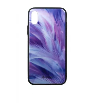 Apsauginis grūdintas stiklas Tellur Cover Glass su plunksnos raštu, skirtas iPhone XS