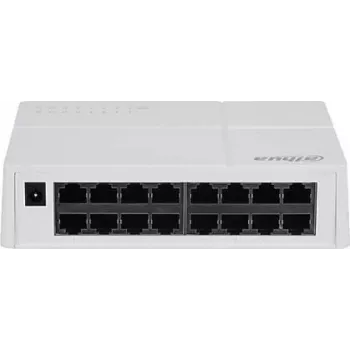 Dahua Technology SF1016L tinklo jungiklis Nevaldomas L2 Fast Ethernet (10/100) stalinis/sieninis pilkas