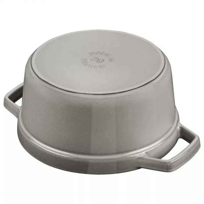 Staub 40509-312-0 puodas 5.25 L apvalus Graphite, pilkas