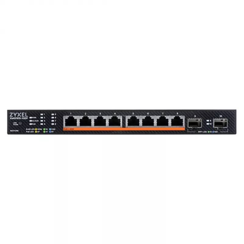 Zyxel XMG1915-10EP valdomas L2 2.5G Ethernet (100/1000/2500) Power over Ethernet (PoE) jungiklis