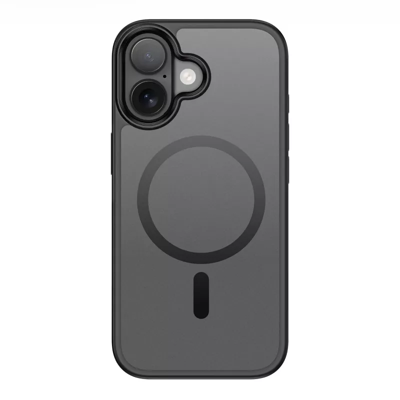 nevox StyleShell Invisio dėklas iPhone 17 6.3 suderinamas su MagSafe juodas (2542)