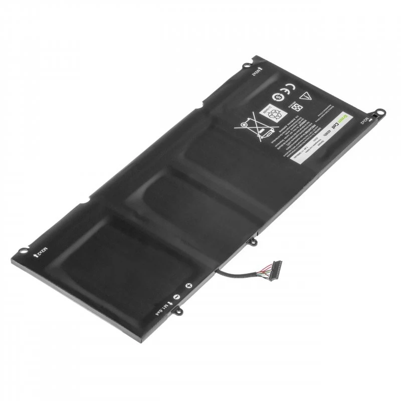 Baterija Green Cell DE103, skirta DELL XPS 13 9343 / 9350, 5400 mAh, LiPo, juoda