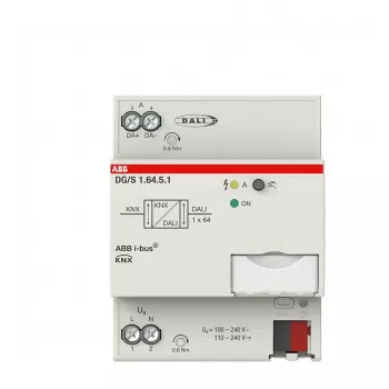 ABB Stotz S&J DALI-Gateway Premium, vieno modulio, REG DG/S1.64.5.1 (2CDG110273R0011)