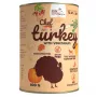 Šlapias šunų ėdalas SYTA MICHA Chef Turkey with vegetables Junior 400 g – pilnavertis konservuotas ėdalas šuniukams