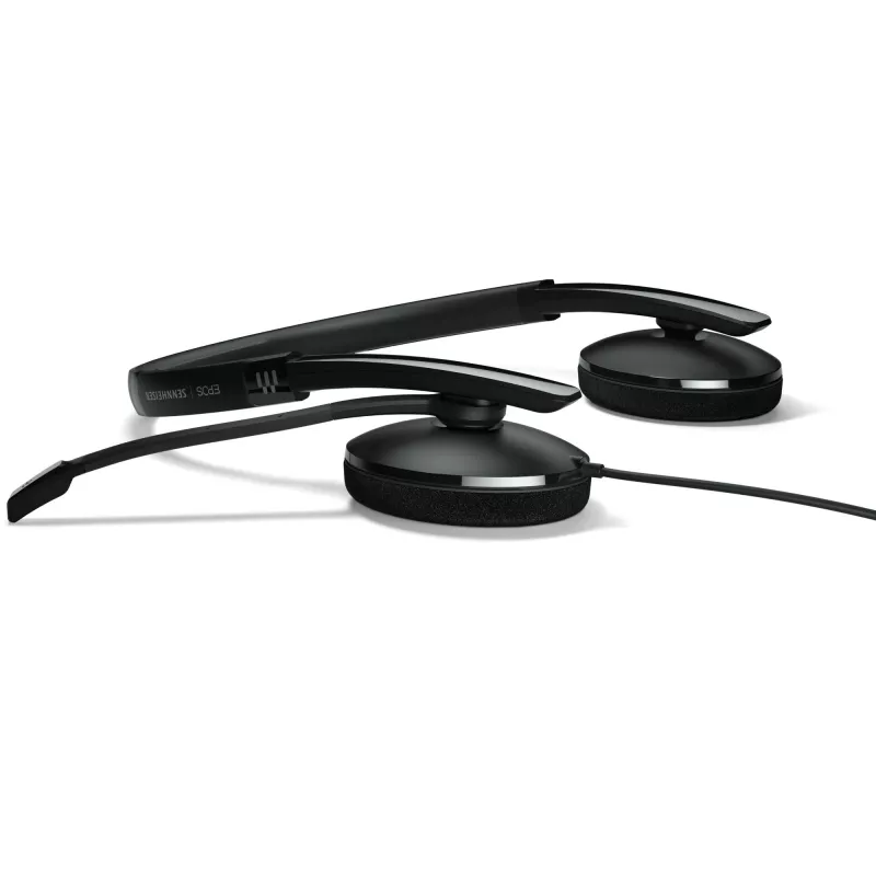 EPOS ADAPT 160 USB II ausinės su laidu, antgalvinės, biurui / skambučių centrui, USB-A, juodos
