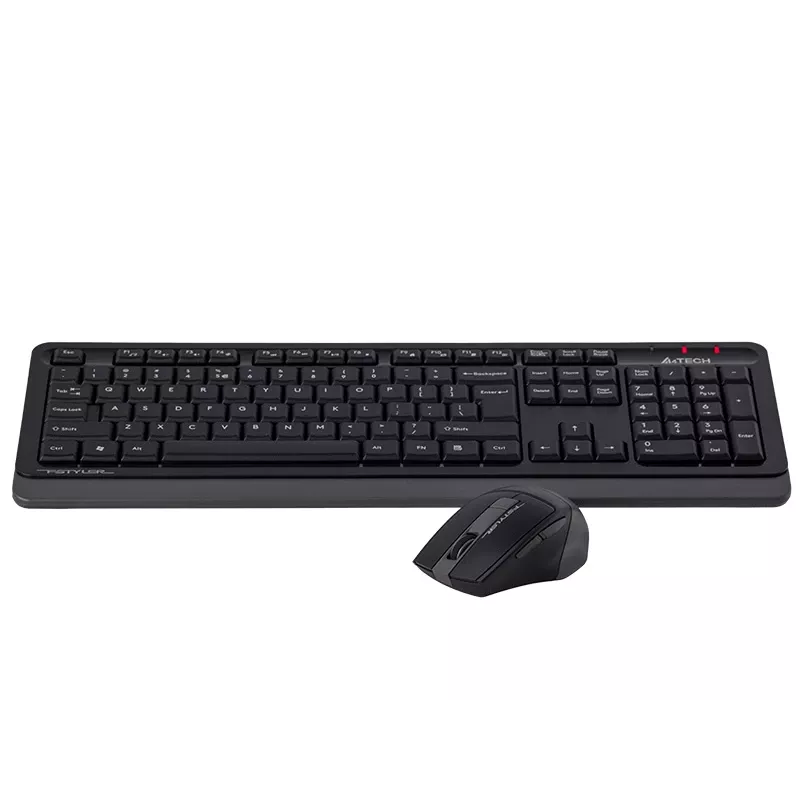 Belaidė pelė A4Tech FStyler 47478 2,4 GHz Nano pilka ergonomiškas dizainas