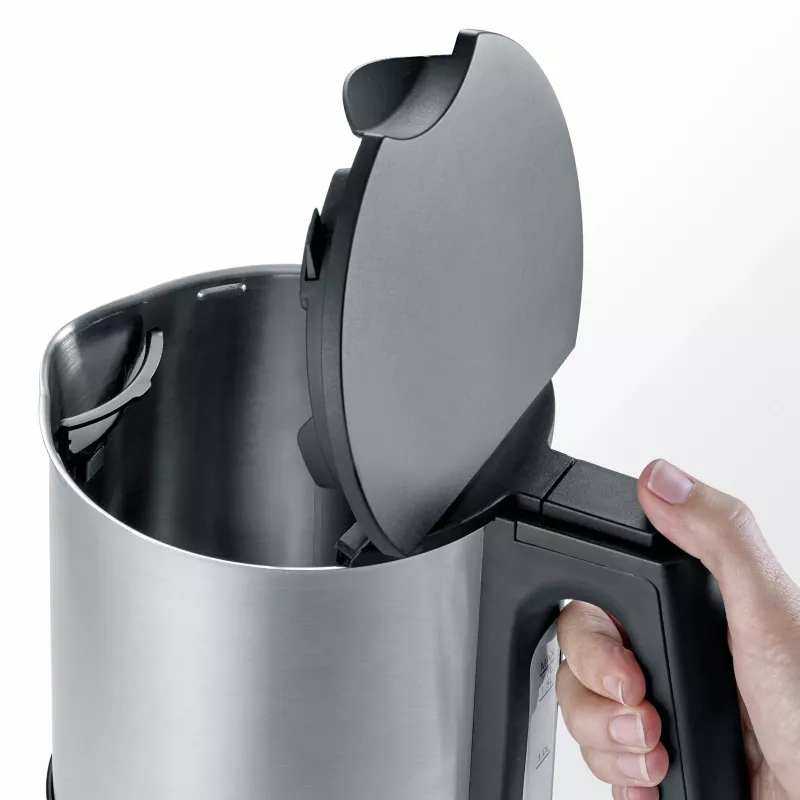 Severin WK 3409 Elektrinis virdulys 1,7 l Juodas - Nerūdijantis plienas 2200 W