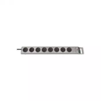 Brennenstuhl Super-Solid Line - Maitinimo juosta - 8 lizdai - Sidabrinė (1153340118)