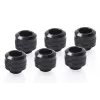 Jungiamųjų detalių rinkinys Alphacool 17475 — žalvarinės jungtys, juodos, Ø 22 mm, H 20 mm