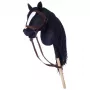 Žaislinis arkliukas ant lazdos HOPPIHORSE Hobby Horse A3 juodas