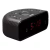 Radijo laikrodis Denver CR-430 analoginis ir skaitmeninis FM radijas LED ekranas juodas