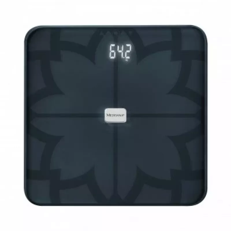 Medisana BS 450 kūno analizatoriaus svarstyklės, Max 180kg, Juodos, Bluetooth, ITO jutikliai (40510)