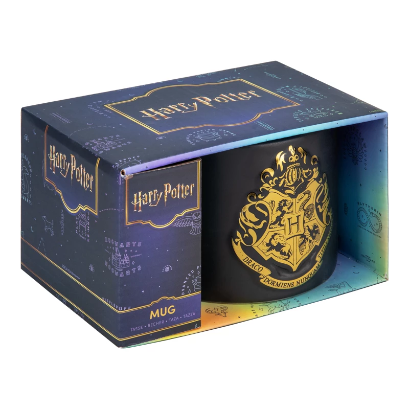 Paladone Hogwarts Crest reljefinė keramikinė puodelis