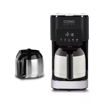 Caso Taste & Style Duo Thermo kavos virimo aparatas su dviem termo ąsočiais, 800 W, juodas/nerūdijantis plienas