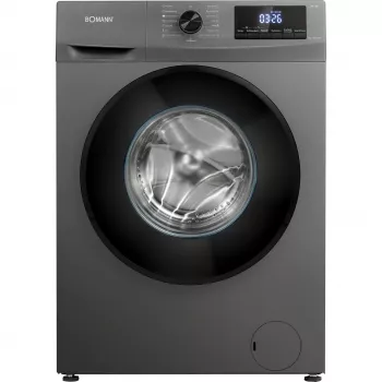 Skalbimo mašina BOMANN WA 7185, 8 kg, 1400 aps./min., A energijos klasė, juoda