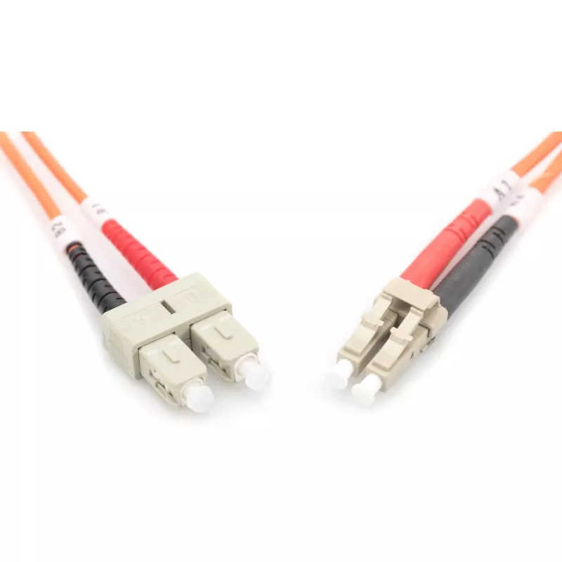 DIGITUS LWL jungiamasis laidas LC – SC 3,00 m Daugiamodis Duplex OM2