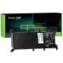 Nešiojamojo kompiuterio baterija Green Cell, skirta ASUS A555 F555 K555 R556 X555, LiPo 4000 mAh, 7,6 V, 4 elementai, juoda