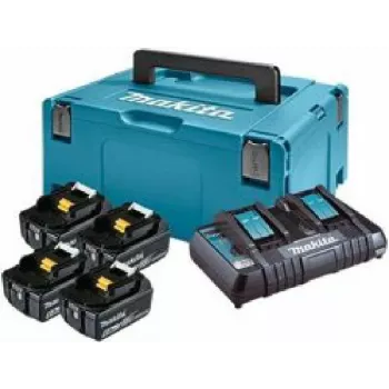 Makita 198091-4 akumuliatoriaus ir įkroviklio rinkinys