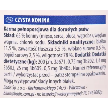 animonda GranCarno Single Protein arkliena konservuotas ėdalas šunims, 400 g