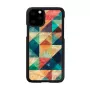 Mobiliojo telefono dėklas iKins, skirtas iPhone 11 Pro – mozaikinė juoda apsauginė dėžutė