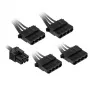 Kolink modulinis kabelių reguliatorius KL-CBR-PAT — 4× 4 kontaktų Molex modulinis maitinimo kabelis