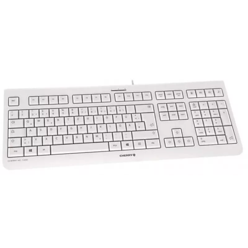 CHERRY KC 1000 klaviatūra namams USB Swiss pilka