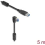 DeLOCK USB kabelis Type-A kištukas į Type-B kištuką 90° žemyn 5 m