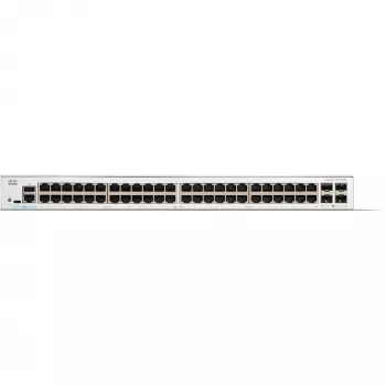Valdomas jungiklis Cisco Catalyst 1300-48T-4X, 48 prievadai GE, 4x10GE SFP+, ribota viso gyvenimo apsauga (C1300-48T-4X)