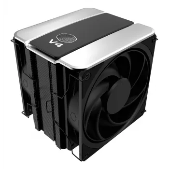 Oro aušintuvas procesoriui Cooler Master V4 Alpha 3DHP, 120 mm ventiliatorius, LGA1700/AM5 suderinamas, juodas