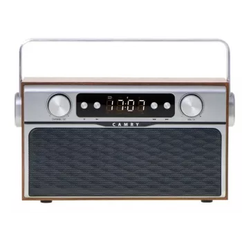 Radijo imtuvas Camry CR 1183 Bluetooth su medžio apdaila