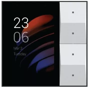 Akuvox HyPanel Lite valdymo pultas su laidiniu ir belaidžiu ryšiu, 8,31 cm jutiklinis ekranas