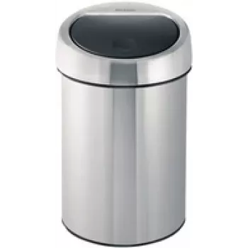 Šiukšliadėžė BRABANTIA Touch Bin 3 L matinis plienas, apsaugota nuo pirštų atspaudų, modelis 37 86 45