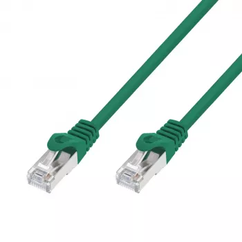 Patchcord LAN Extralink Cat.7 S/FTP 0,5 m 20G, žalias, variniai vytos poros (EX.38749)