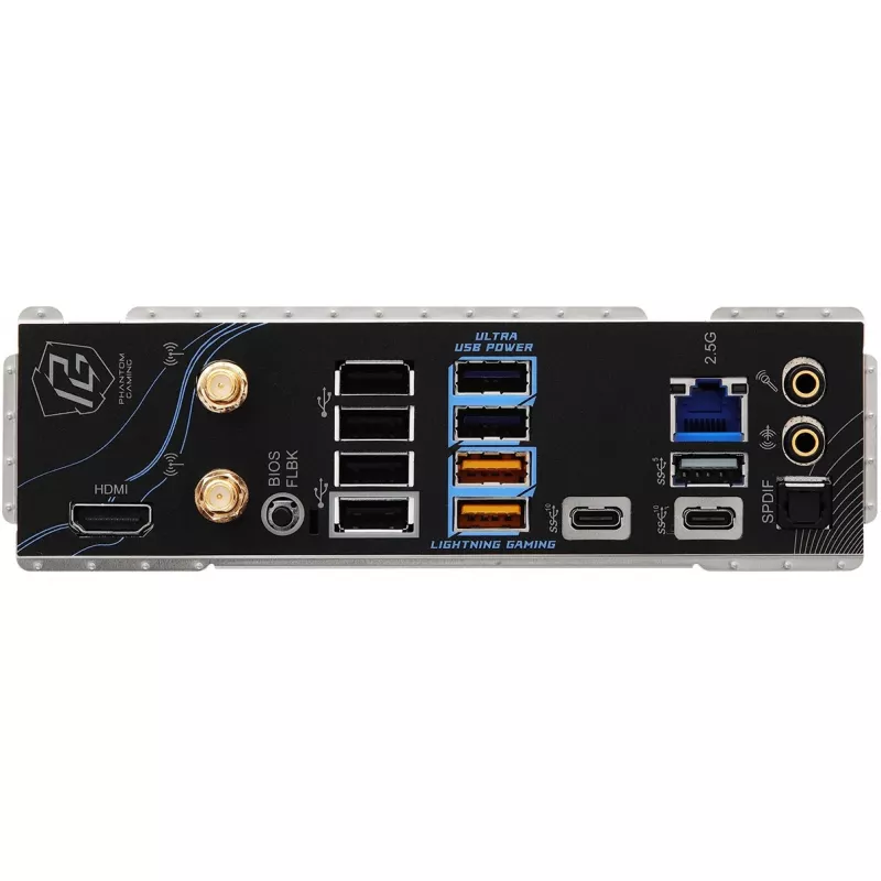 Motininė plokštė ASRock Phantom Gaming B850 Riptide WiFi — AMD B850, Socket AM5, ATX, DDR5, 4x M.2, Wi‑Fi 7, 2,5 Gb LAN