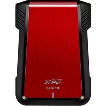 ADATA EX500 išorinis HDD/SSD korpusas juodas, raudonas 2.5 colio
