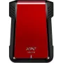 ADATA EX500 išorinis HDD/SSD korpusas juodas, raudonas 2.5 colio