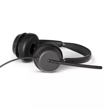 Ausinės EPOS IMPACT 860 ANC laidinės, ant galvos, biurui / skambučių centrui, USB-C, juodos