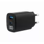 Mobiliojo įrenginio įkroviklis Gembird TA-UC-PDQC30LCD-BK-01 Greitas įkrovimas Juodas