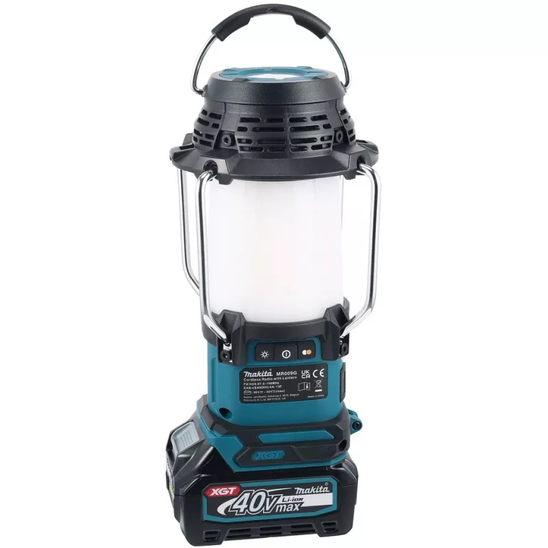 Makita radijas MR009GZ 12/14.4/18/40V su lempa