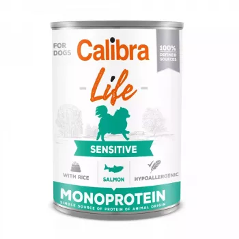 CALIBRA Life Sensitive Salmon with rice - šlapias šunų ėdalas - 400 g