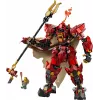 LEGO konstruktorius NINJAGO 71846 Fire Knight Mech, 996 dalių, 2 minifigūrėlės, judamos galūnės, 260 mm aukštis