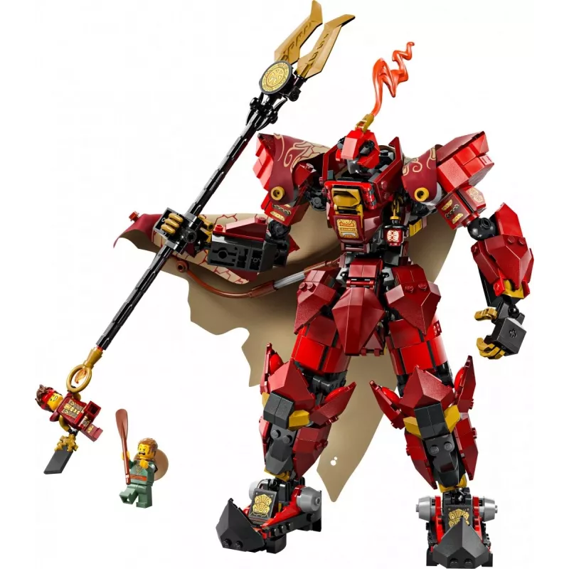 LEGO konstruktorius NINJAGO 71846 Fire Knight Mech, 996 dalių, 2 minifigūrėlės, judamos galūnės, 260 mm aukštis