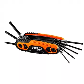 Neo Tools TORX raktų rinkinys: T9, T10, T15, T20, T25, T27, T30, T40