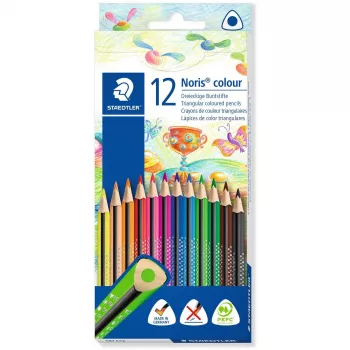 Pieštukas spalvotas Staedtler Noris triangular 187 C12P1 asorti (spalvos pasirinkti negalima) 1 vnt.