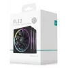 120 mm ventiliatorius DeepCool FL12 3-in-1 juodas, 120×25 mm, 2150 RPM, Fluid Dynamic Bearing, PWM, 55 CFM, 32 dB, 3 vnt. pakuotė