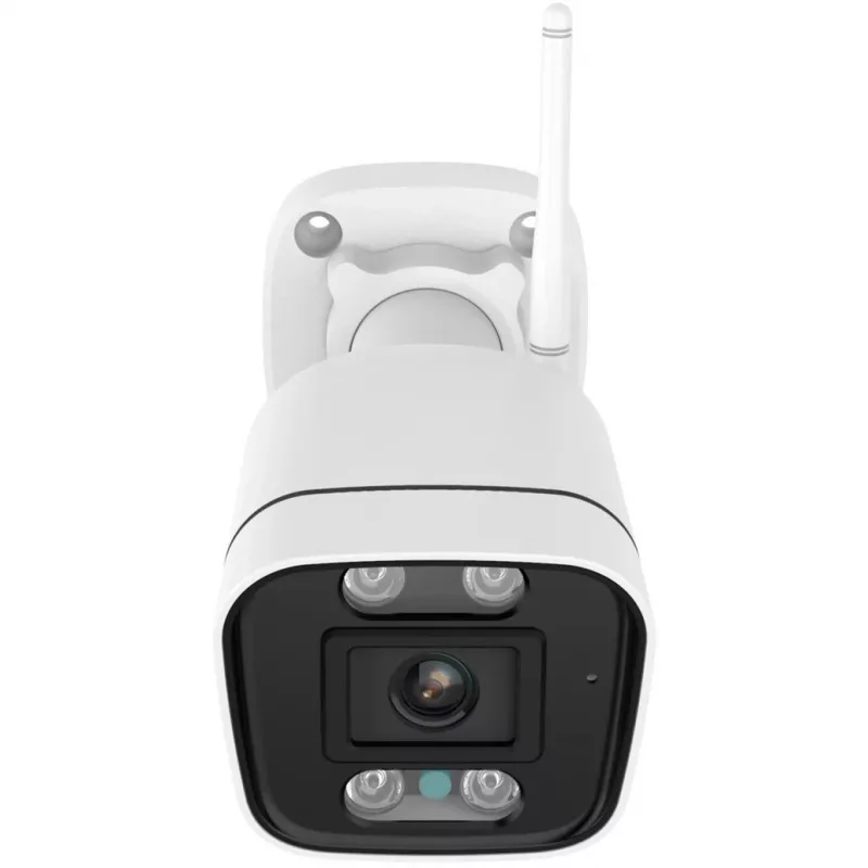 Foscam V8P belaidė stebėjimo kamera balta 8MP (3840x2160), dviejų juostų Wi-Fi, įmontuotas prožektorius ir signalinis sirenas (V8P-W)