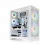 Kompiuterio korpusas THERMALTAKE View 390 TG Snow White mid-tower su grūdinto stiklo paneliais